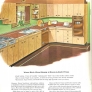 retro 1950s wood cabinets kitchen