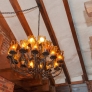 1970s-chandelier-with-amber-glass