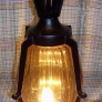 vintage-wrought-iron-post-light
