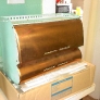 vintage Paper Towel and Waxed Paper Holder