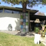 vintage glass panels