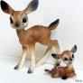 vintage fawn figurines