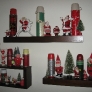 vintage santas and thermoses