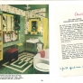 green and white vintage bathroom 1940s