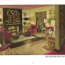 1940s living room decorated