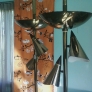 pair of pole lamps
