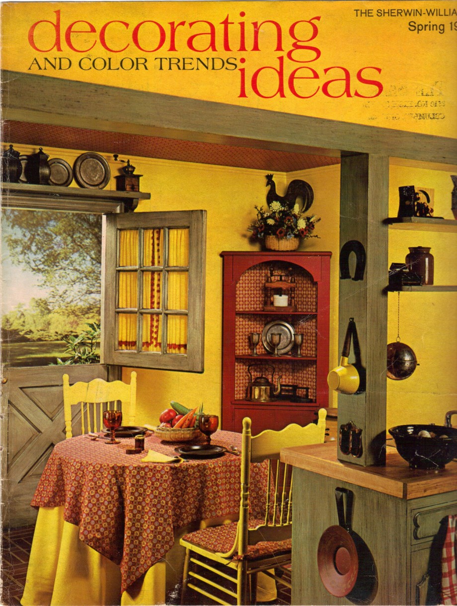 1960s decorating style -- 16 pages of painting ideas from 1969 ...