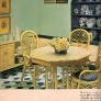 1969-yellow-dining-room-painted-floor