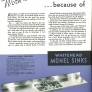 stainless steel integral sink vintage 1940s