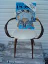 Norman Rockwell ad for Norman Cherner Plycraft chair