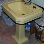 retro bathroom sink