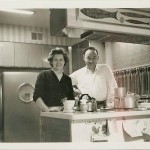 Ellen's parents in their Crosley kitchen