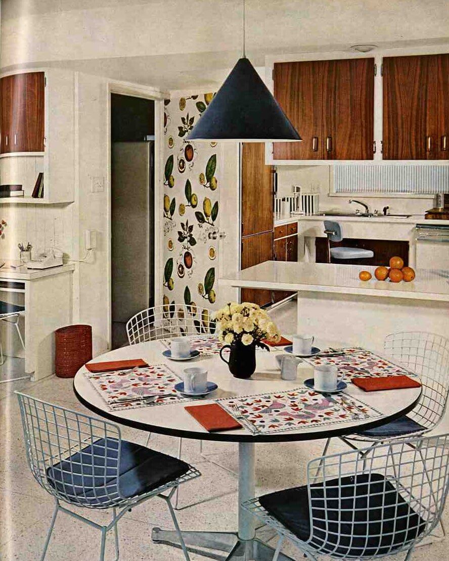 A timeless 1964 kitchen to celebrate the weekend. Reasons to like this one: