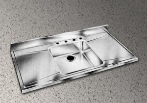 These Elkay sink tops are great, or use a classic double-bowl, countertop mount