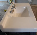1959 American Standard sink - 'countertop' space on each side averages 9"