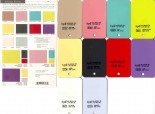 Arpa solids matched to Sherwin Williams Suburban Modern interior palette Arpa's in classic 50s colors - click here for post