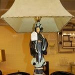 Midcentury oriental lamp