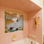 Mosaic Tile Company pink cranes