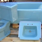 vintage blue american standard bathroom fixtures