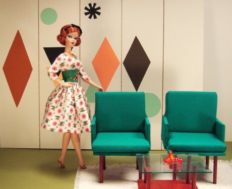 barbie-with-retro-furniture