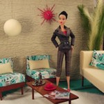 midcentury furniture for barbie