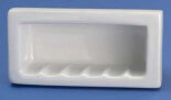 recessed-completely-small-soap-dish fully recessed ceramic soap dish