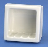 recessed-fully-soap-dish fully recessed (butts tile) bathroom soap dish