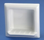 recessed-porcelain-soap-holder semi recessed bathroom soap dish