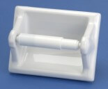 recessed-porcelain-toilet-paper-holder semi recessed (overlaps tile) toilet paper holder