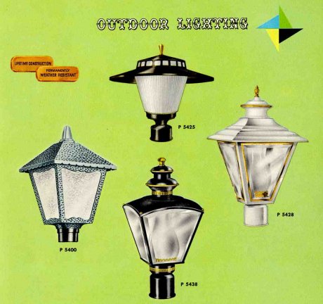 41 midcentury lighting ideas - post lanterns, lamp posts, wall ...