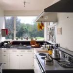 A view of the Gropius House kitchen. Courtesy Historic New England. Used on this site with their permission.
