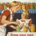 Office of War Information Poster No. 57, “We’ll have lots to eat this winter, won’t we mother?” Alfred Parker (1906–1985), graphic designer. (Washington, D.C.: United States Office of War Information, Division of Public Inquires, 1943). Promised gift to Historic New England from private collection.