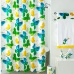 vintage vera neumann flights of fancy shower curtain