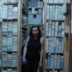 pam tours the basement storage area of world of tile