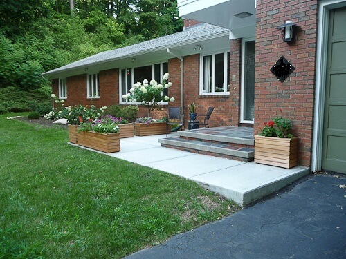 Cindy's midcentury modern porch remodel, including traditional ...