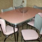 vintage dinette chairs reupholstered