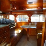 shasta trailer restored interior