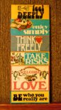 1970s wall plaque