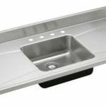 Elkay Lustertone stainless steel sink top