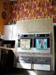 midcentury modern kitchen in north carolia