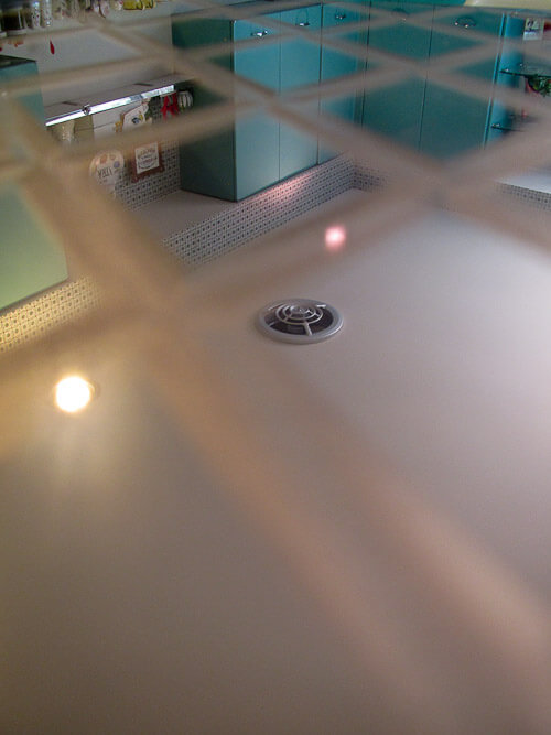 vintage mirror tile