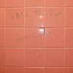 save the pink bathroom