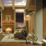 real wood paneling