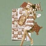 campbell soup refrigerator panel and dress 1968
