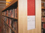 library shelf with formica