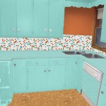 Kitchen-mock-up-aqua-cabinets