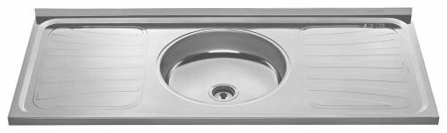 Single center no Holes bertolini sink