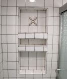 vintage aqua bathroom