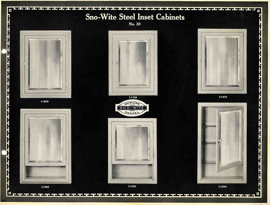 A Complete 1925 Catalog Of Recessed Soap Dishes Towel Bars And
