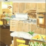 1950s yellow kitchen